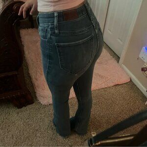 Hollister Blue Boot Cut Jeans High-Waisted Stretch